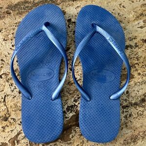 Havaianas Slim Vibrant Blue NEW Sandals